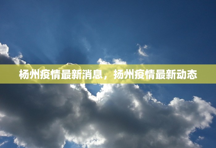 杨州疫情最新消息	，扬州疫情最新动态